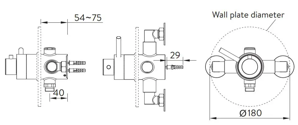 AQUALISA 11642 Concealed Exposed Concentric Valve with Adjustable Kit User Guide - Servicing and Maintenance access
