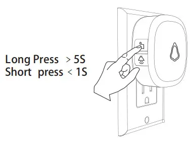 SECRUI F55 Wireless Door bell -Chime Setting4