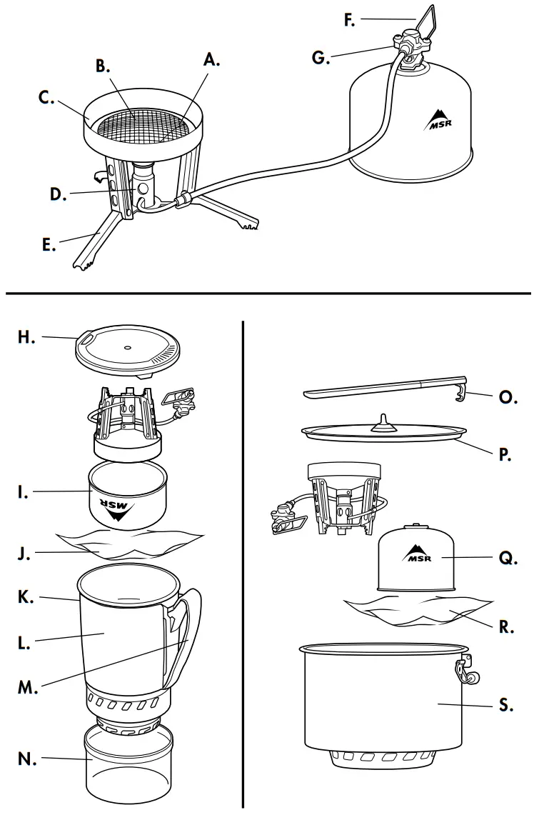 MSR Windburner Duo and Group Stove Systems - fig1