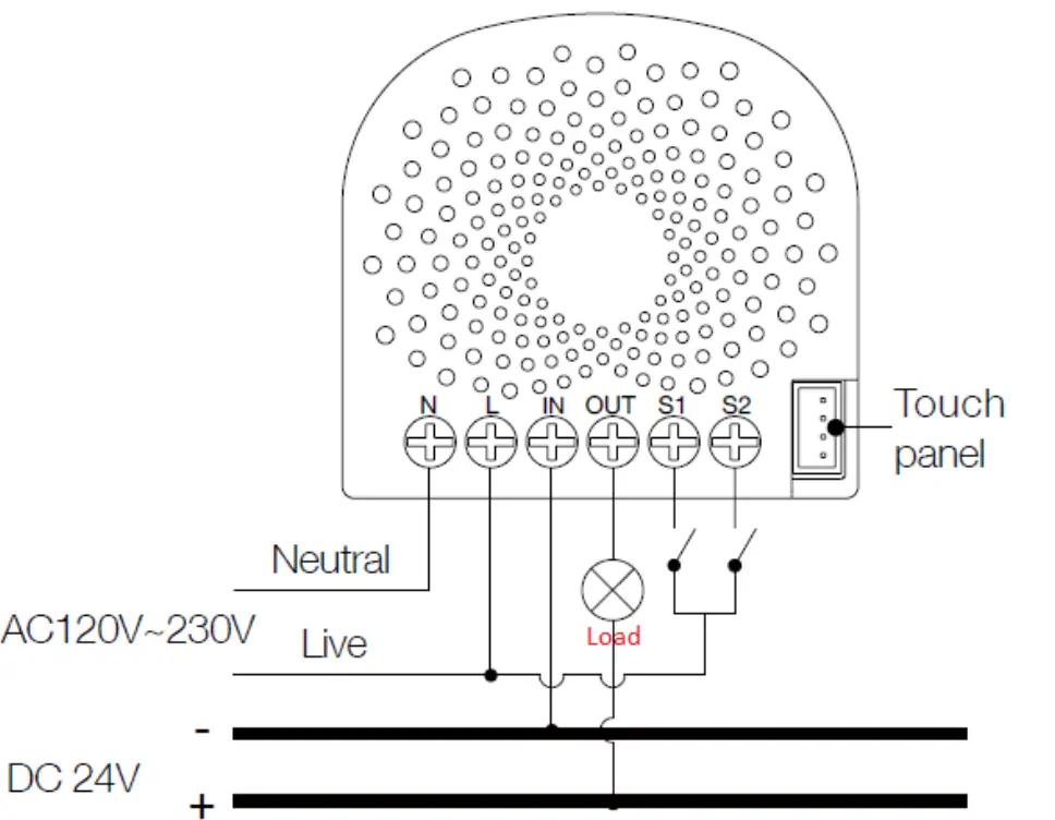 SmartDHOME 1302 Built in Actuator and Meter - Input