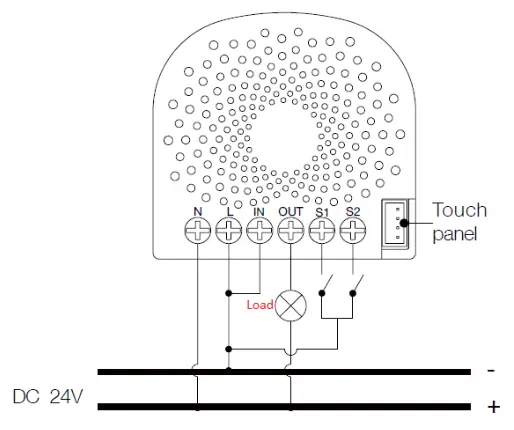 SmartDHOME 1302 Built in Actuator and Meter - output