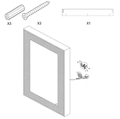 exbriteusa LED Mirror Instruction Manual INSTALLATION PROCESS 2