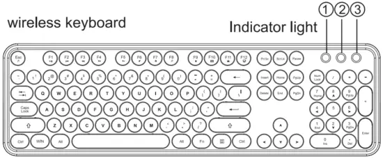 jar owl V2020 2.4G Wireless Keyboard and Mouse