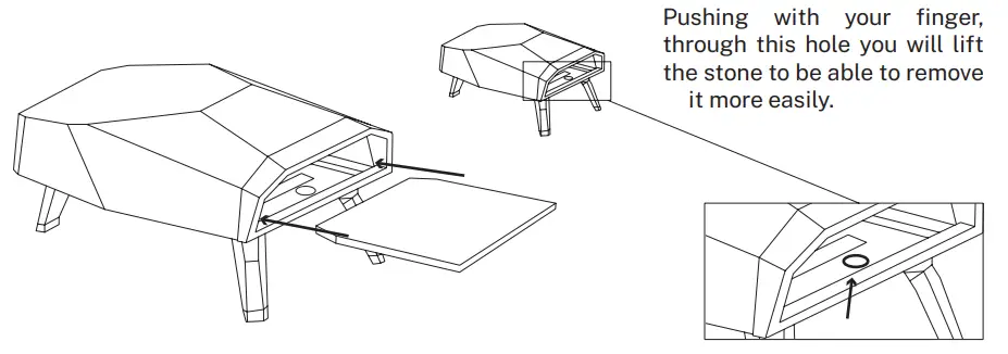CREATE Pizza Maker Pro Gas Portable Oven - MOUNTING 2
