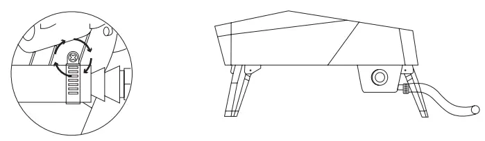 CREATE Pizza Maker Pro Gas Portable Oven - MOUNTING 3