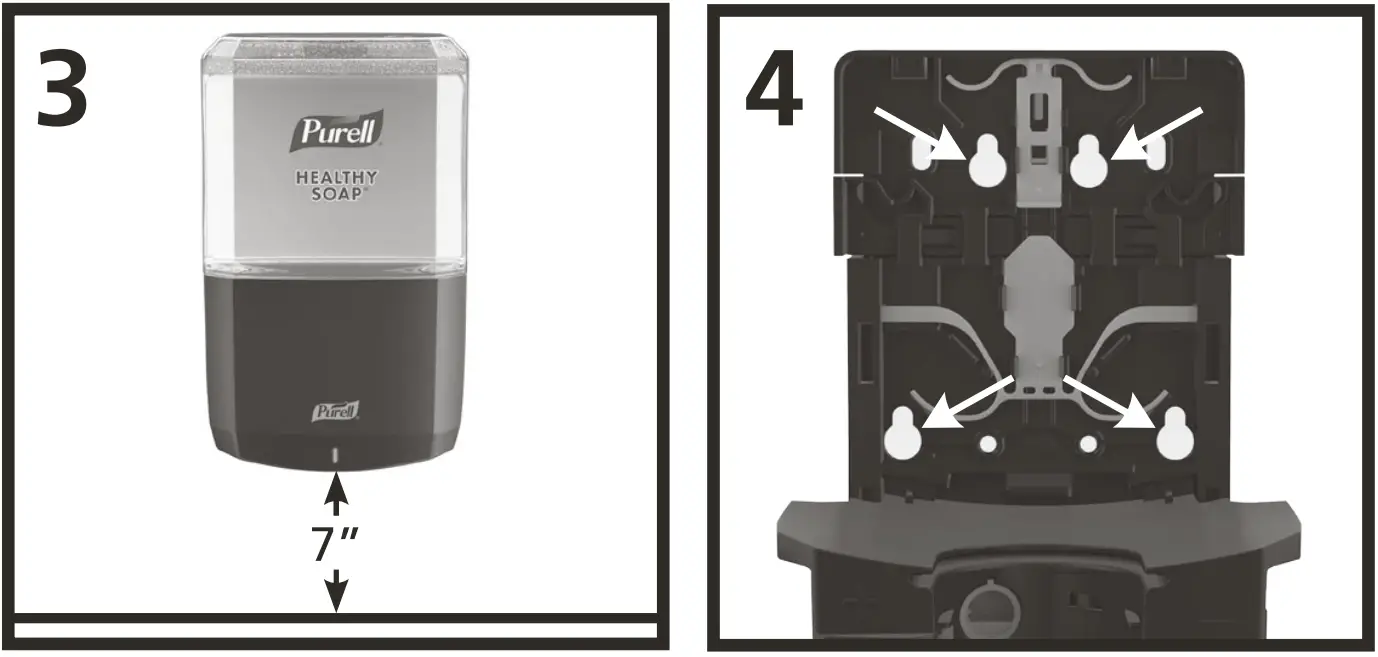 Purell ES6 Soap and Sanitizer Touch Free Dispenser - fig 1