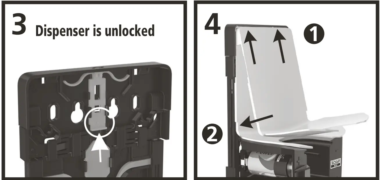 Purell ES6 Soap and Sanitizer Touch Free Dispenser - fig 14