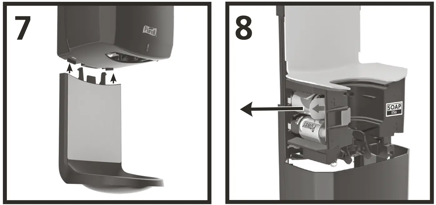 Purell ES6 Soap and Sanitizer Touch Free Dispenser - fig 2