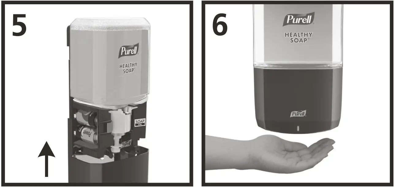 Purell ES6 Soap and Sanitizer Touch Free Dispenser - fig 8