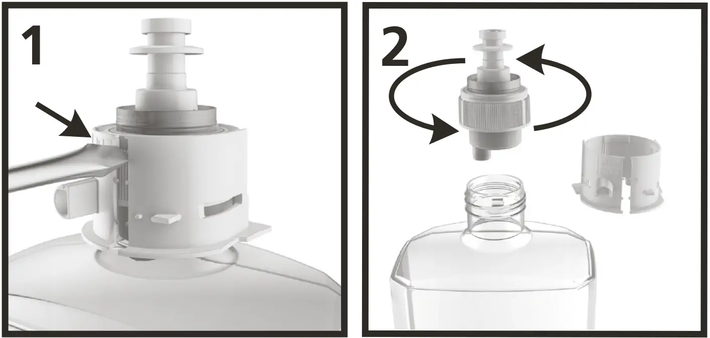 Purell ES6 Soap and Sanitizer Touch Free Dispenser - fig 9