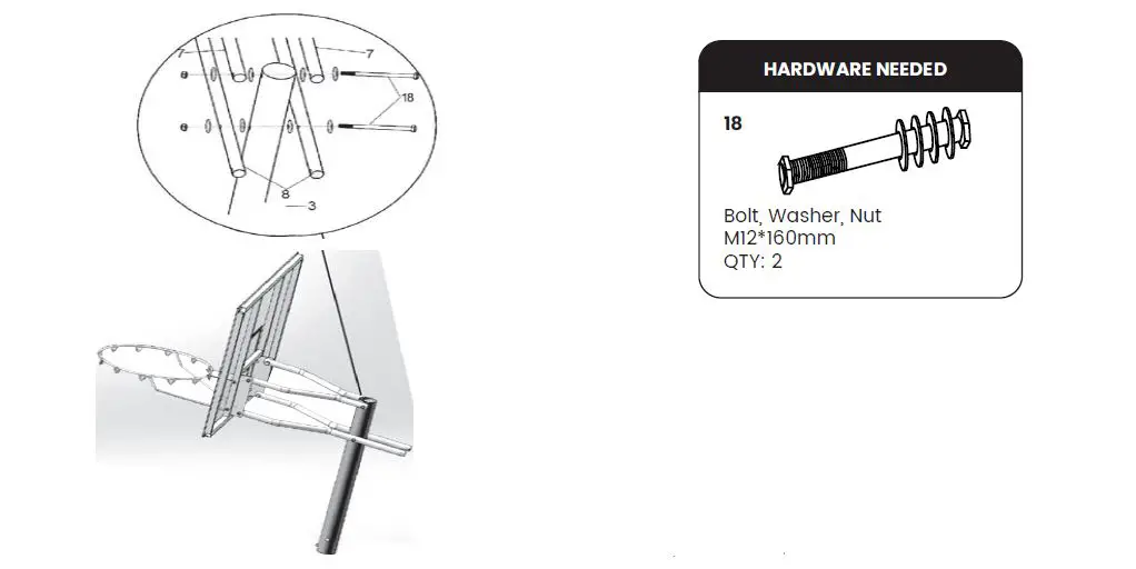 NBA AA6A1355 50 Inch Portable Basketball Hoop with Polycarbonate Backboard-fig16