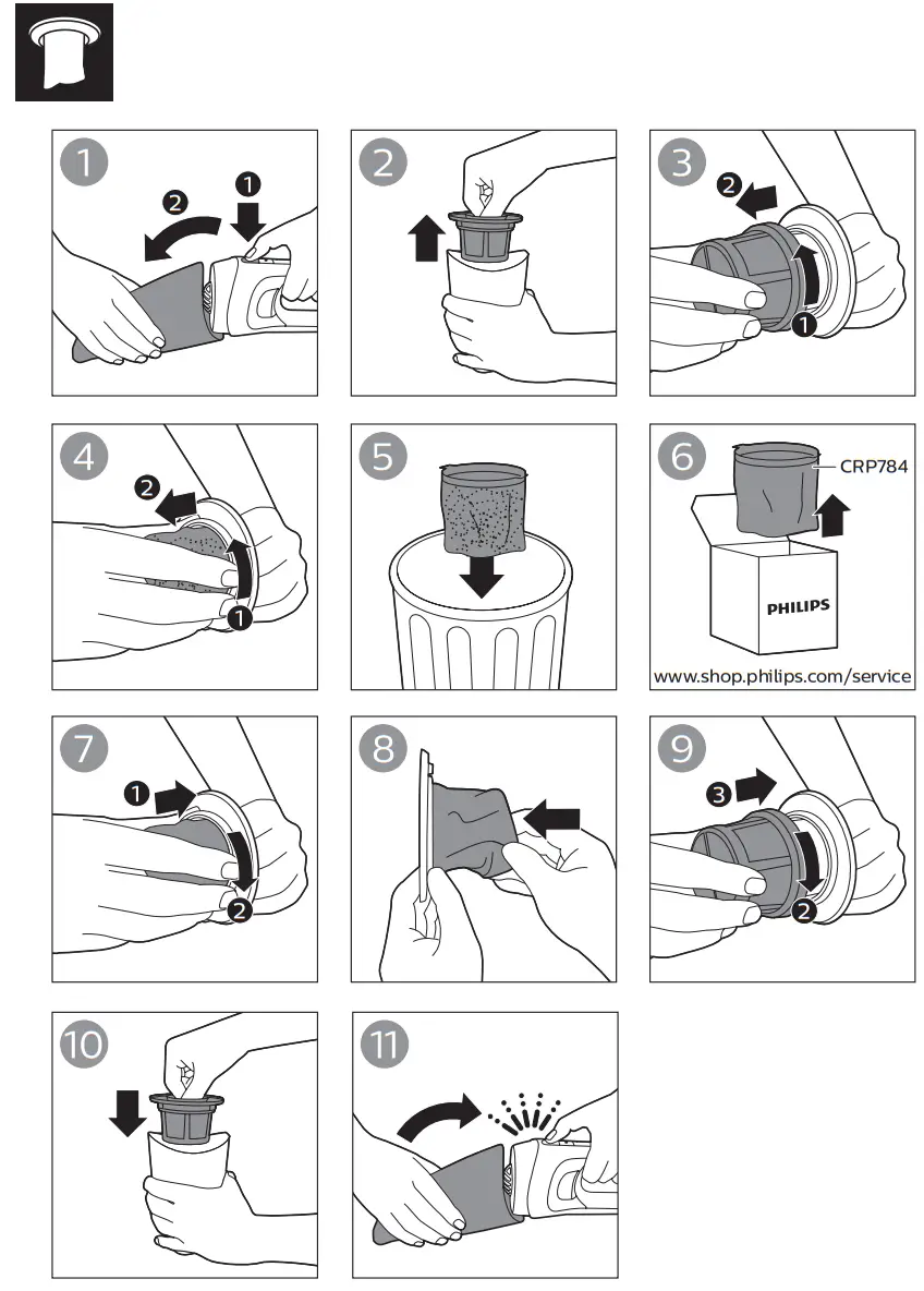 PHILIPS FC6149 MiniVac Handheld Vacuum Cleaner - fig5