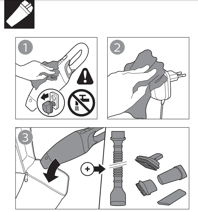 PHILIPS FC6149 MiniVac Handheld Vacuum Cleaner - fig6