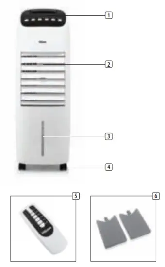 TRiSTAR AT 5464 Portable Air Cooler - 1
