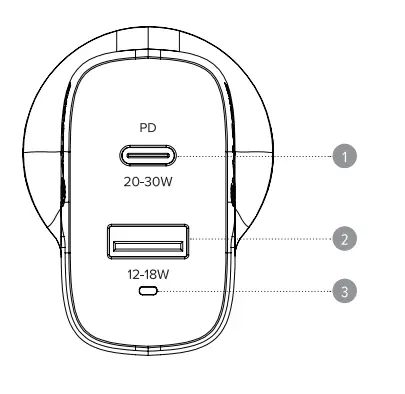 ALOGIC WCG2X32 Rapid Power 32W Dual Port Wall Charger 2