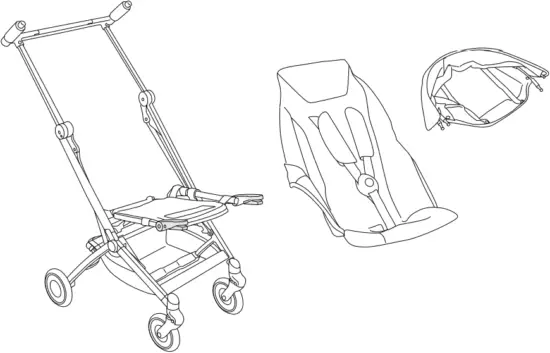 cybex 521000607 - Removing the fabric - 3