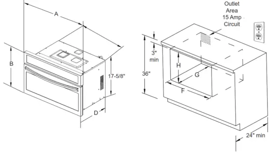 electroluxmedia Horno microondas BUILT IN MICROWAVE 28 3 8 - Counter Top