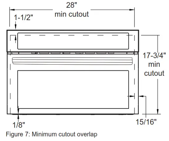 electroluxmedia Horno microondas BUILT IN MICROWAVE 28 3 8 - Cutout
