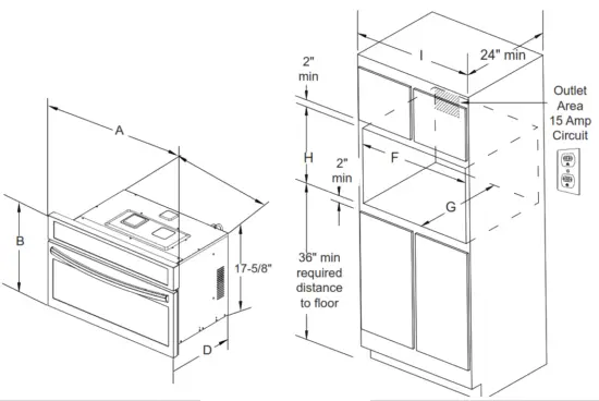 electroluxmedia Horno microondas BUILT IN MICROWAVE 28 3 8 - Microwave Only