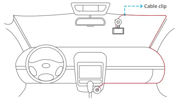 KINGSLIM D2 Dual Dash Camcheck whether the Rear Camera