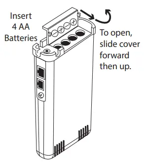 Install the batteries