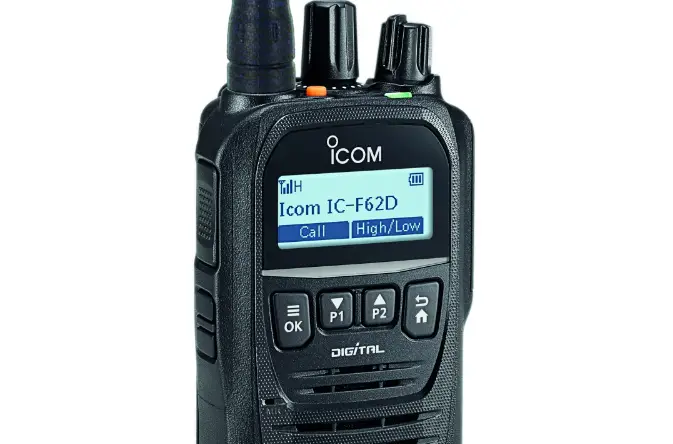 Icom Ic-f62d Uhf Handheld Digital Transceiver Radio Instructions