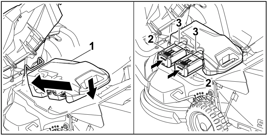 STIHL ADA 700 Dual battery slot adapter - fig 4