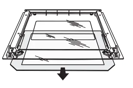 castorama CLCSB60 60L silver Fan oven Cooke 24