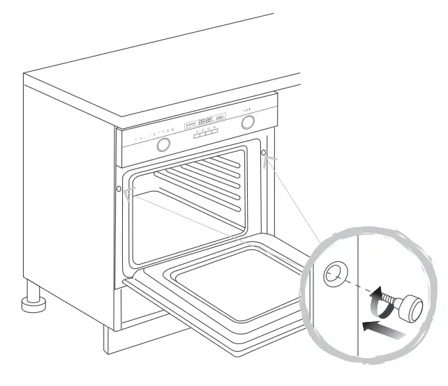 castorama CLCSB60 60L silver Fan oven Cooke 5