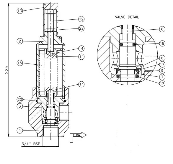 RHPS-Series -Relief-Valves-for-Piping-Systems-FIG-1