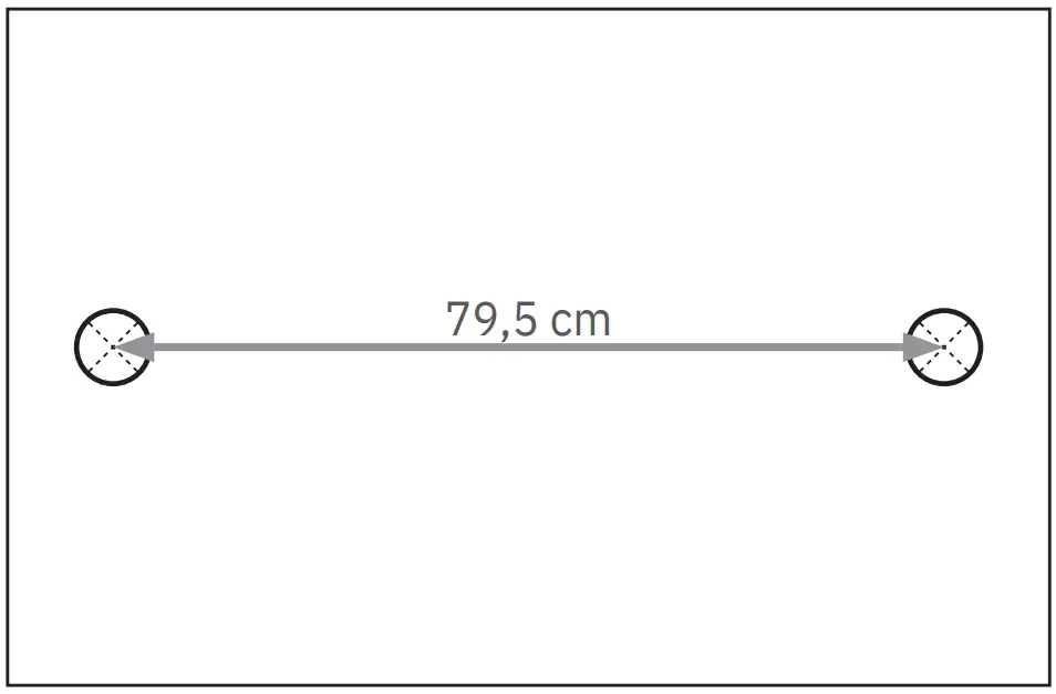 DISTANCE BETWEEN DRILL HOLES