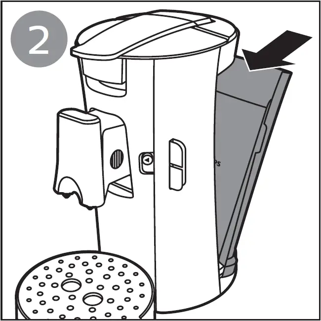 PHILIPS CSA250 Coffee Machine 03