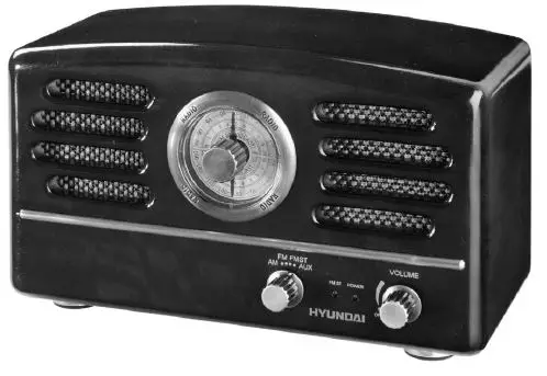 HYUNDAI-RA 202 C-Retro-AM-or-FM-Radio-