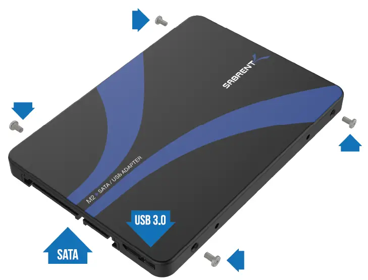 SABRENT EC-M2CU SATA III 2.5-Inch Enclosure Adapter fig 3