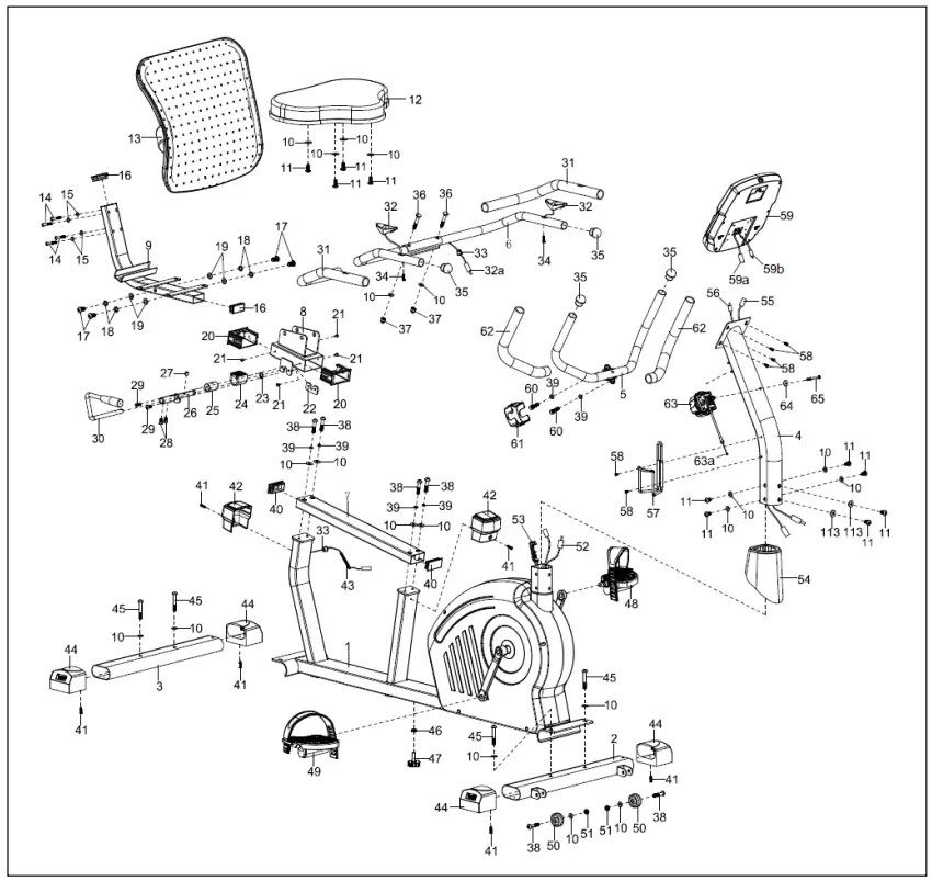 SUNNY-Health-Fitness-SF-RB420046-Elite-Interactive-Series-Exercise-Recumbent-Bike-fig-1