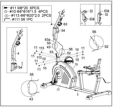 SUNNY-Health-Fitness-SF-RB420046-Elite-Interactive-Series-Exercise-Recumbent-Bike-fig-6