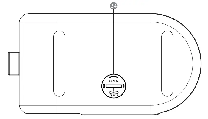 i Box Awake Radio Alarm Clock with Wireless Charging - Bottom View