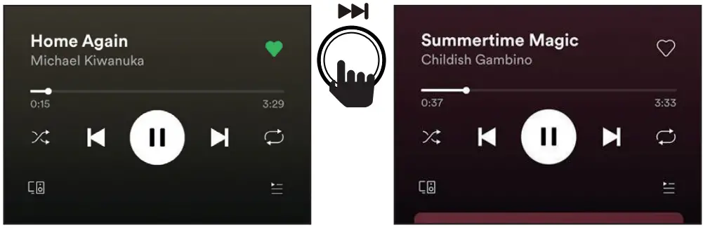 i Box Awake Radio Alarm Clock with Wireless Charging - Playback