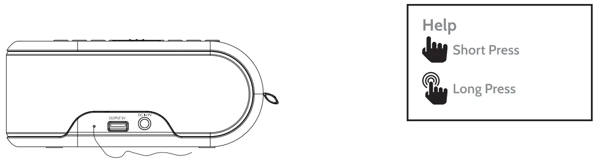 i Box Awake Radio Alarm Clock with Wireless Charging - getting