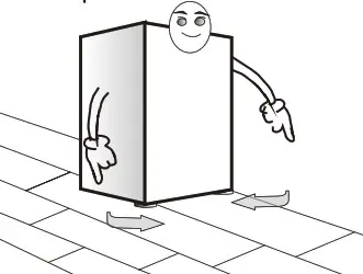 TCL P200TMW Air cooled and Frost free Household Refrigerator - Handling and placement 4