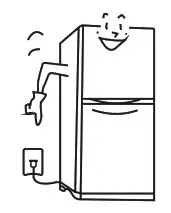 TCL P200TMW Air cooled and Frost free Household Refrigerator - Preparations prior to use 2