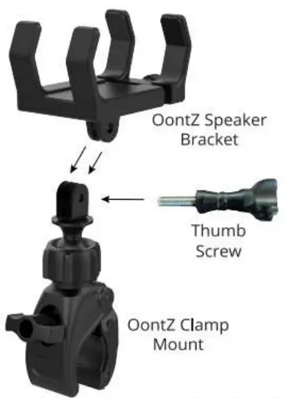 OontZ SOWAH20BK Golf and H20 Mount and Bracket - feger1