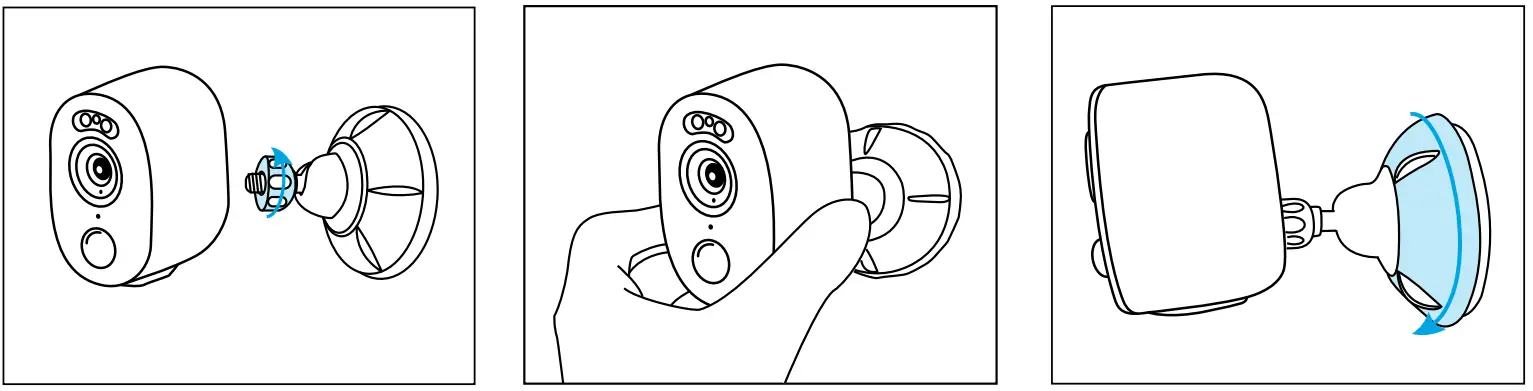 Uniden App Cam Solo Pro Twin Spotlight and Security Camera - Mounting Strap 1