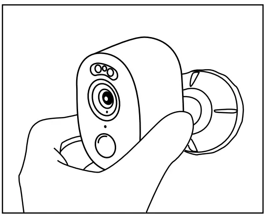 Uniden App Cam Solo Pro Twin Spotlight and Security Camera - Mounting Strap3