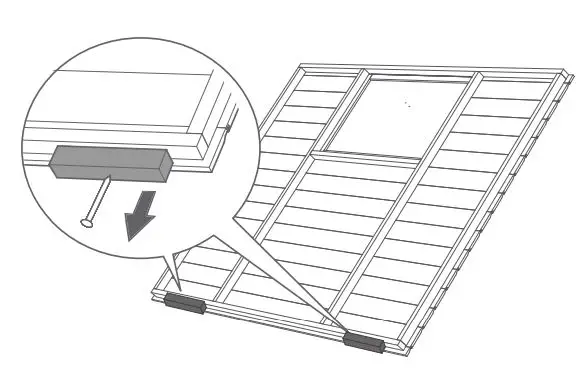 Mercia Garden Overlap Apex Shed Instruction Manual - Remove transportation blocks from the bottom of each panel before beginning assembly