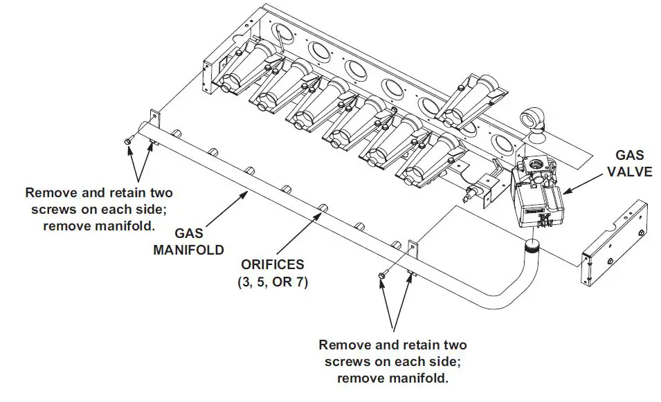 LENNOX NATURAL TO LP Gas Changeover Kit 1
