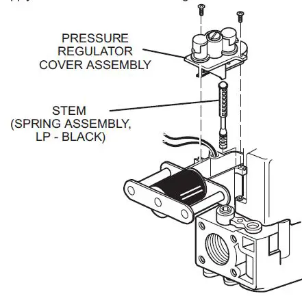 LENNOX NATURAL TO LP Gas Changeover Kit 8