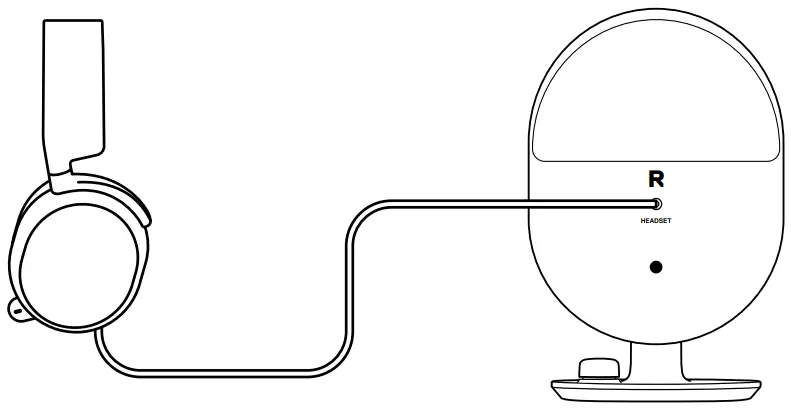 steelseries ARENA 7 Satellite Speakers - HEADSET AUDIO JACK