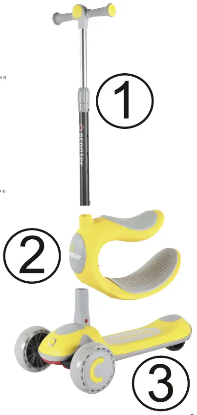 Lorelli 1039015 0003 Trio Kick Scooter 1