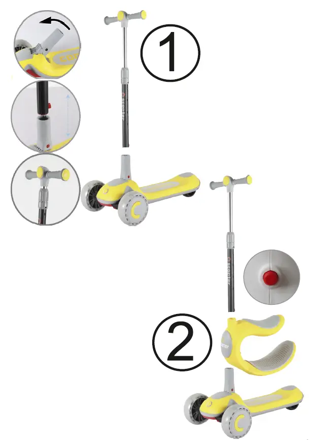 Lorelli 1039015 0003 Trio Kick Scooter 2